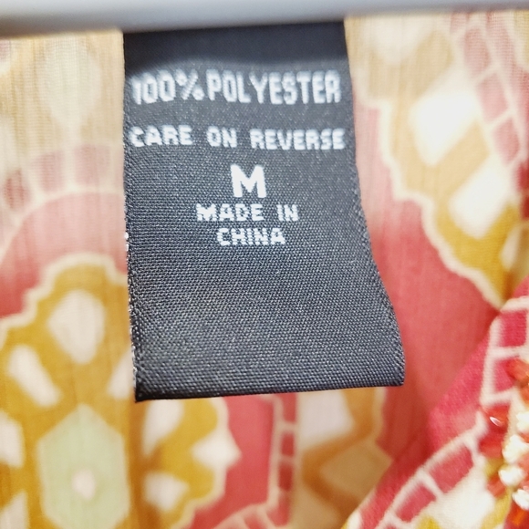 NEW YORK & COMPANY light weight tunic top size M - Picture 3 of 10